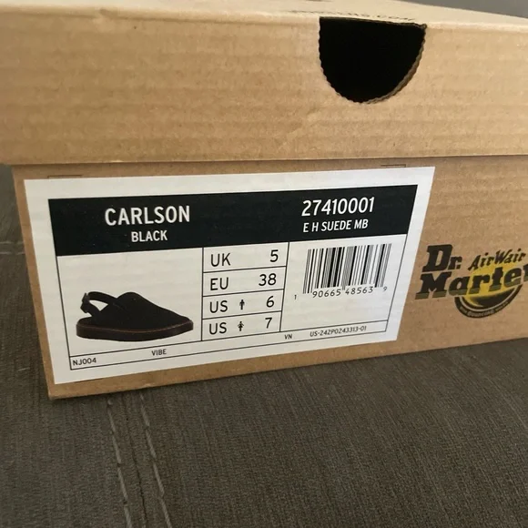 Dr. Martens Black Suede Shoes - Picture 6 of 6